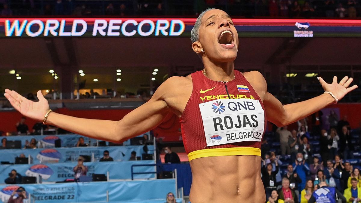 La Venezolana Yulimar Rojas Rompe El R Cord Mundial De Salto Triple