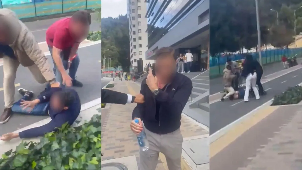 Video | Nuevos detalles del robo a ciudadano extranjero en el norte de Bogotá: escoltas y ciudadanos retuvieron a los presuntos ladrones tras el hurto