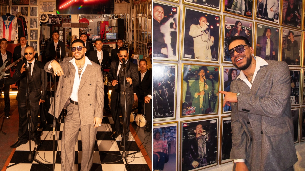 Con la bendición del maestro Eddie Santiago, Ryan Castro grabó nueva versión de uno de los grandes clásicos del género en el Museo de la Salsa de Cali